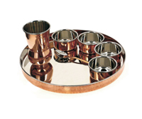 Thali Set Copper